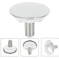 Kitchen Sink Tap Hole Covers Stainless Steel Basin Hole Sealing Plug Anti-leakage Basin Laundry ABS Plastic 49mm Accessories