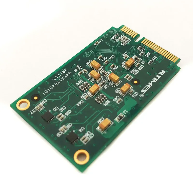 بطاقة التقاط الفيديو CVBS mini-PCIe لوحة فيديو RTSV-6911i مع إطار فيديو PAL/NTSC/RS170 ذو 8 قنوات على miniPCI-Express