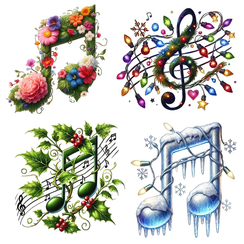 Three Ratels CD218 Colorful Flower Score art Wall stickers for home decoration gift decals