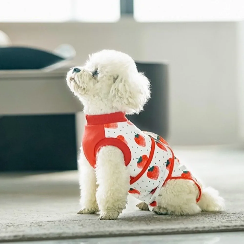 

Breathable Dog Recovery Suit Warm Comfort Fit Dog Sterilization Suit High Elasticity Dog Anxiety Vest Spay Neuter Recovery