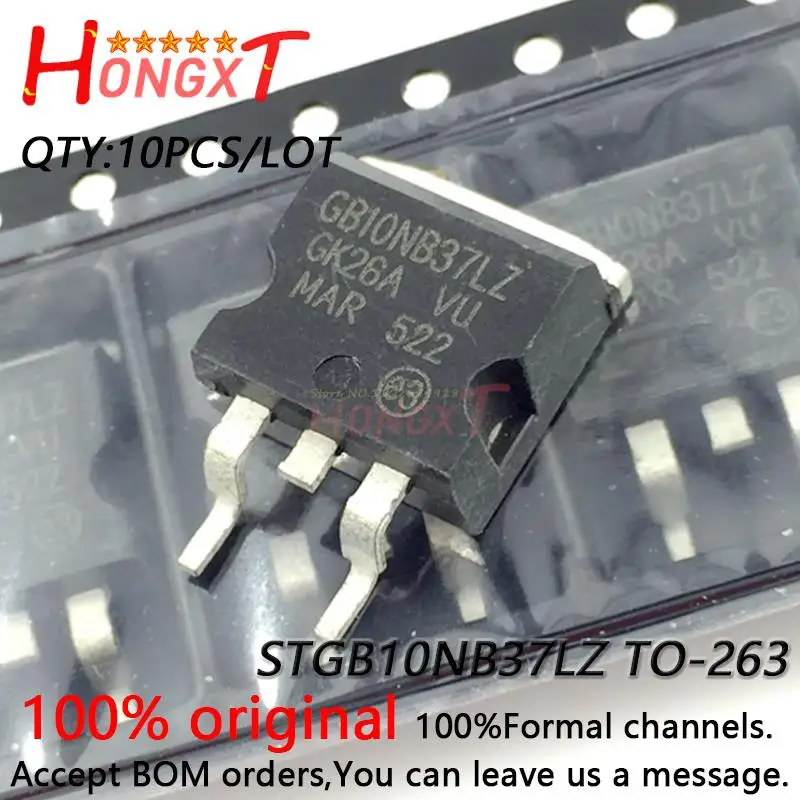 

10PCS 100% NEW STGB10NB37LZ GB10NB37LZ TO-263 automotive computer ignition driver chip.