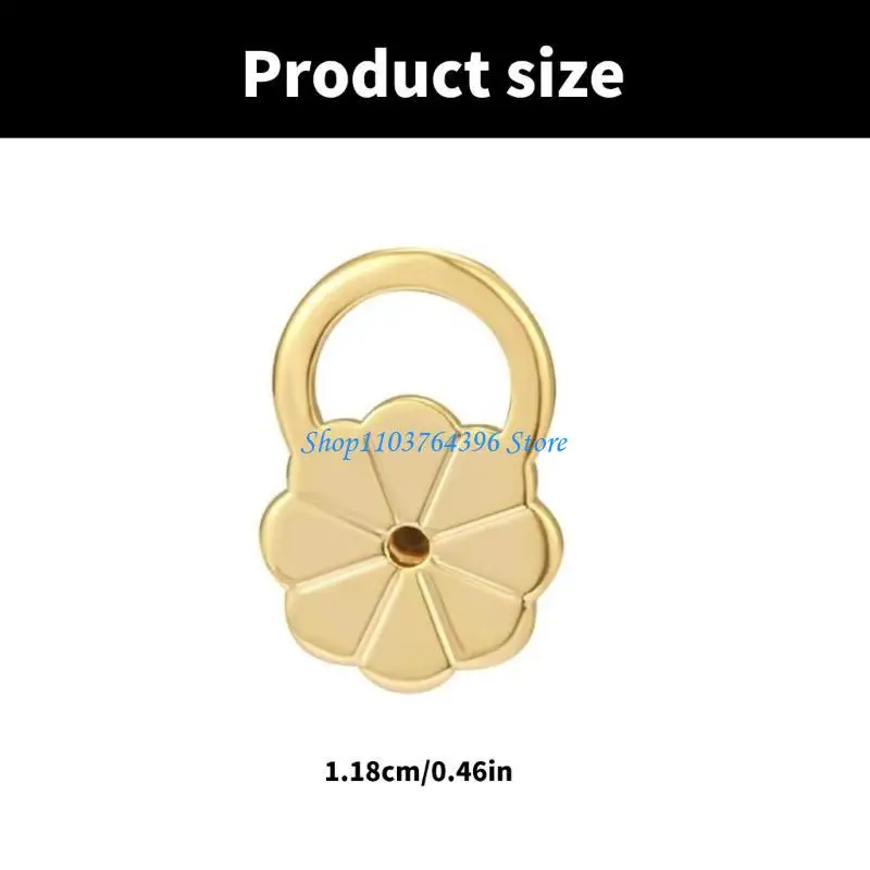 10 قطعة من رافعات شحمة الأذن للأقراط المرصعة أقراط مريحة وأنيقة تدعم الأقراط المضادة للحساسية #6