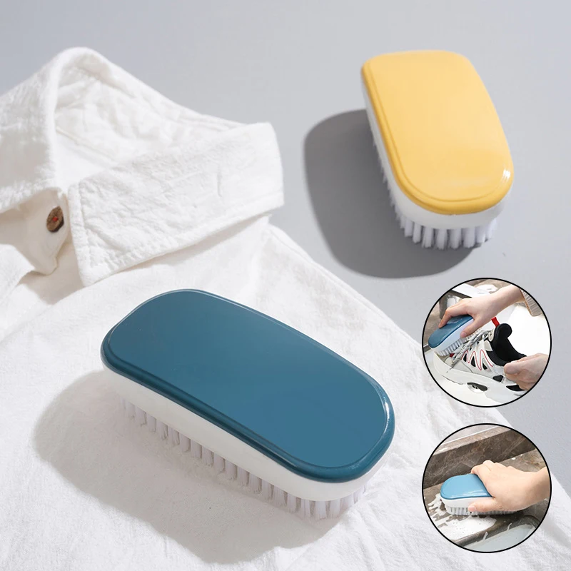 Cleaning Tool For Kitchen Bathroom Plastic Washing Clothes Shoe Sock Cleaning Brush Household Hands Laundry Brush Hard Bristle