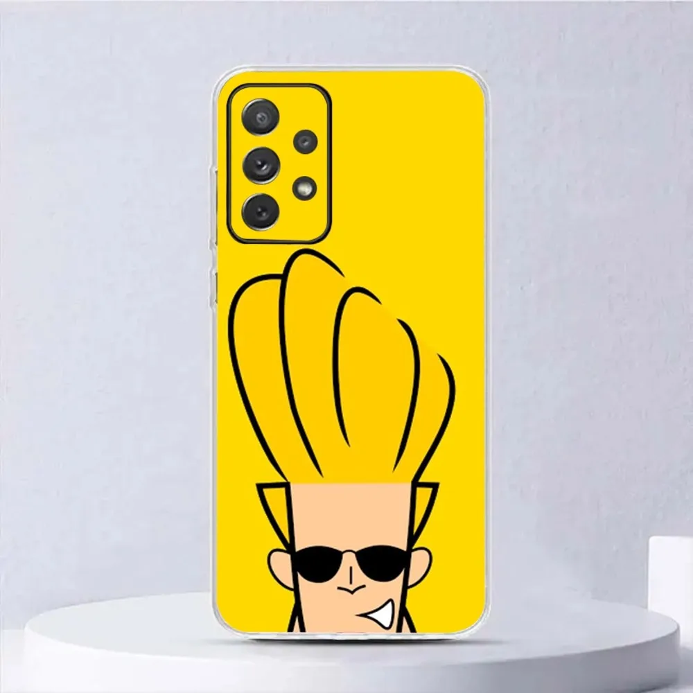 Anime Johnny Bravo  Phone Case For Samsung Galaxy,A31,A33,A52,A13,A02,A53,A50,A73,A72,A40,A20,A23,A54,A14,A34 Back Cover