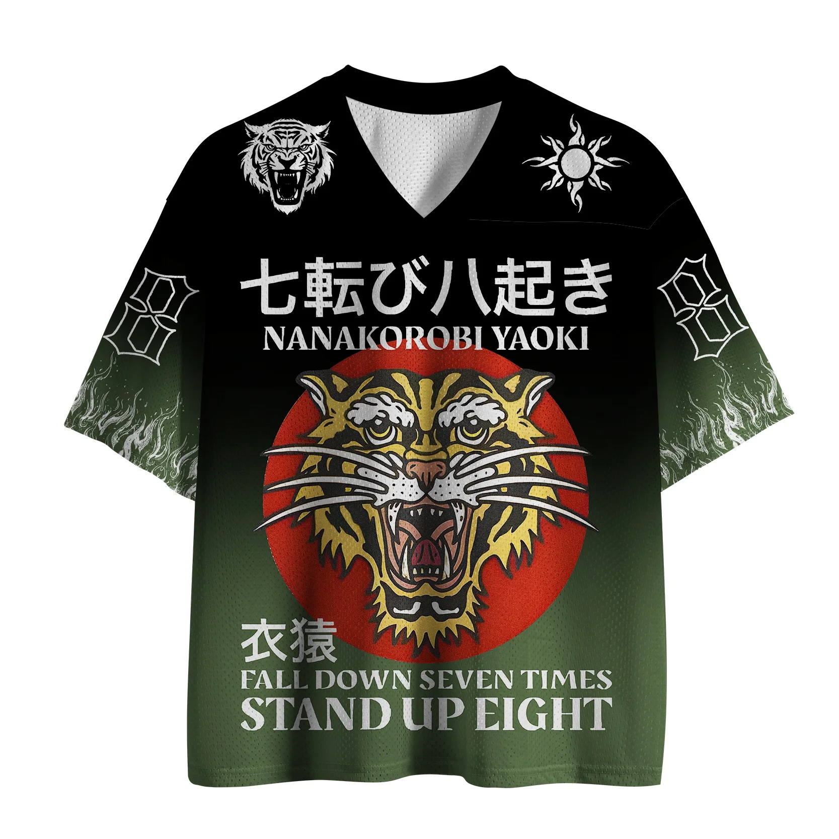 Men'S Fashion V Neck T Shirts - T-shirt classique homme Tiger Gothic 2026,