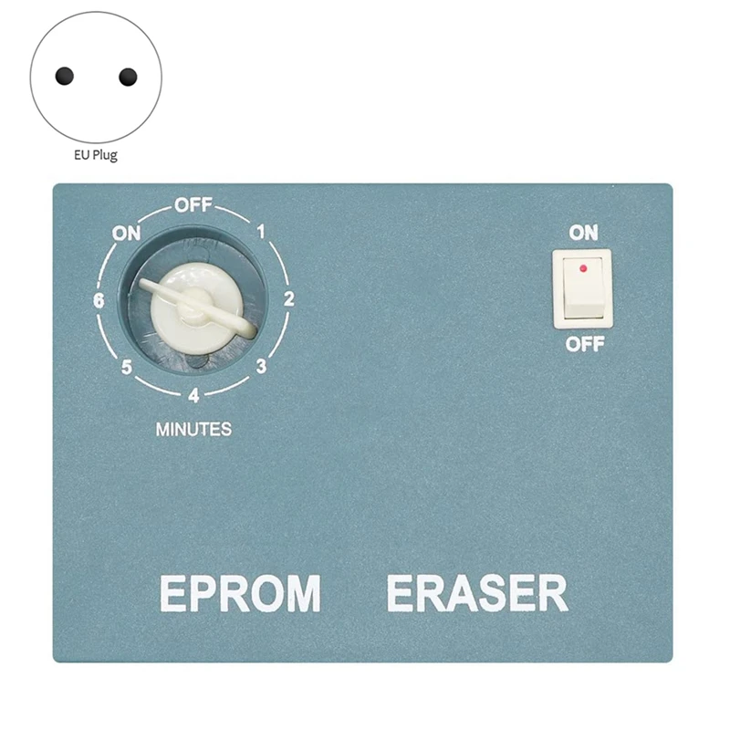 Outil d'Effacement de Données EPROM UV, Minuterie Effaçable à la Lumière Ultraviolette, Puce de Plaquette à Semi-conducteur, Prise UE