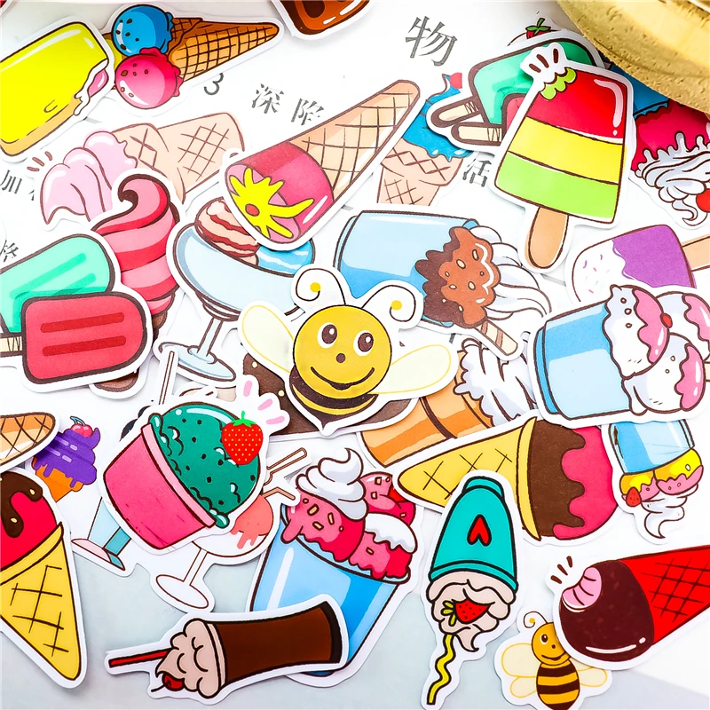 

Наклейки 51 шт. на крыше кофейня милые декоративные канцелярские наклейки Скрапбукинг DIY дневник альбом Stick Lable