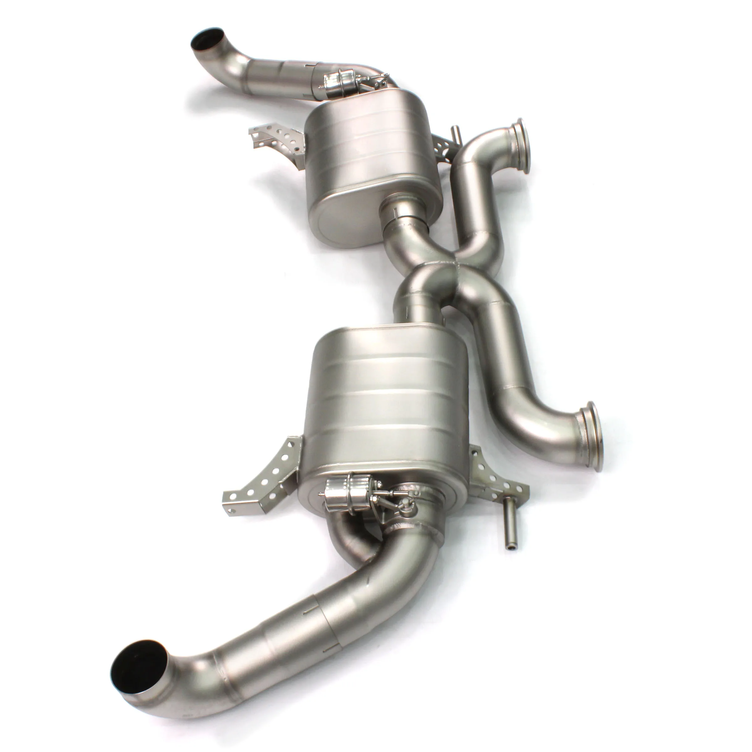 Catback Exhaust System Stainless Steel High Performance Escape Exhaust Pipe Muffler for R8 V10 5.2 2017-2019 3