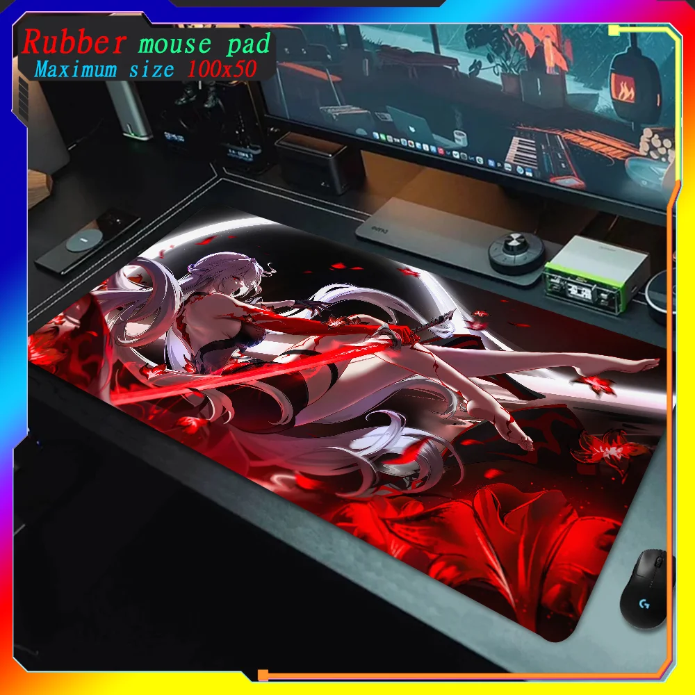 

Honkai Star Rail Acheron Mousepad Desktop HD Pad Game Mousepad Gaming Mouse Pad Large Deak Mat Gift for Boys for oIverwatch Pad