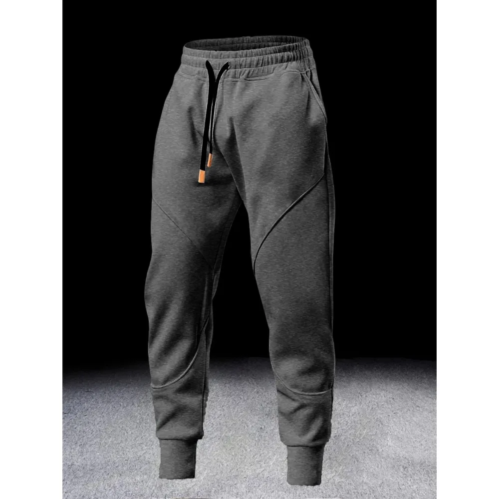 Comprehensive Training Pants Men's Sweatpants Autumn and Winter Invisible Open Crotch Outdoor Sex Fitness Pant Fashion Loose
