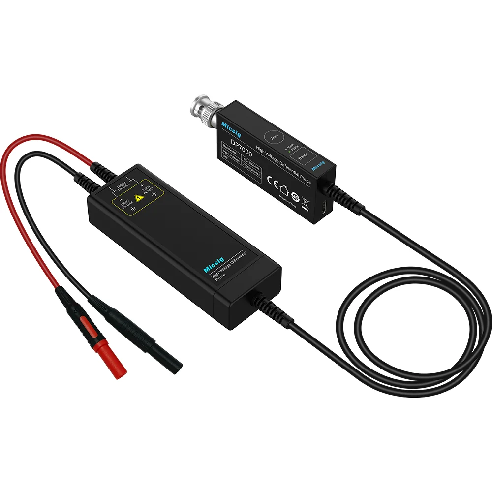 Imagem -04 - Micsig Alta Tensão Sonda Diferencial Dp701 Dp1501 Dp3001 Dp702 Dp1502 Dp3002 Dp10007 Dp10013 Dp7000