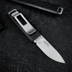 Mini Pocket Fixed Blade Knife 5CR1MOV Blade Glass Reinforced Nylon Handle Outdoor Tactical Portable Self Defense Survival Tools