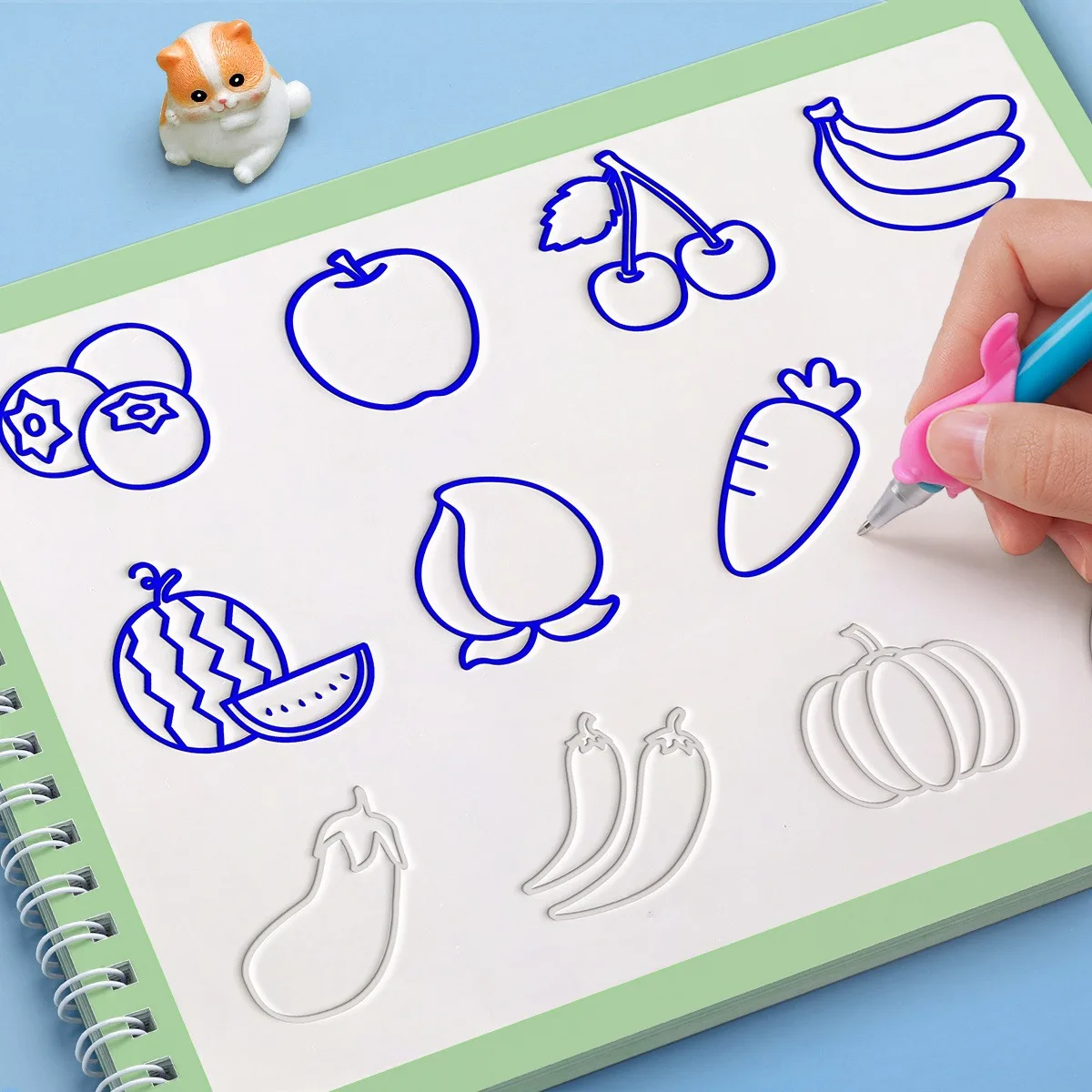 Magic Copybook Children's Groove Drawing Book Kindergarten 3-8 Ages Children's Drawing Basic Practice Groove  Book