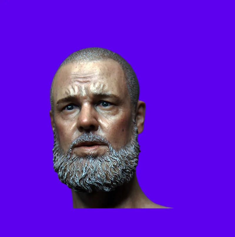 

1/6 Male Russell Crowe Creation Tour Trip Head Sculpture Carving Model Fit 12inch Action Figures Collect