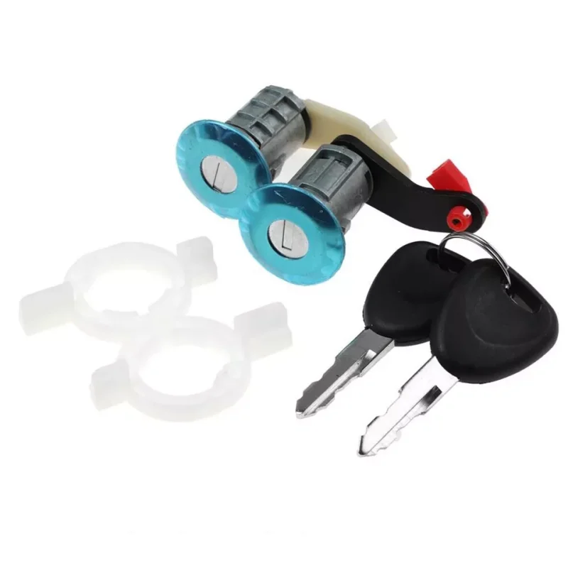 Door Lock Front Left And Right 7701470944 For Renault Master MK2 1998-2010 7701470945 Door Lock Barrel Cylinder With 2 Keys