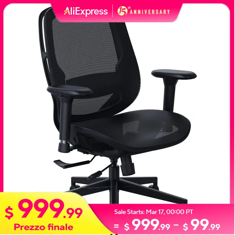 Gaming Chair, Ultra-Durable & Breathable, 130 Degree Recline, Adjustable Lumbar Support, 3D Armrests, Ergonomic Gaming Chair