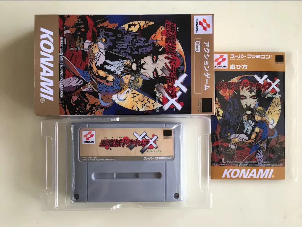 

16-битные игры ** Akumajo Dracula XX (версия Japan NTSC-J!! Коробка+Руководство+картридж!! )