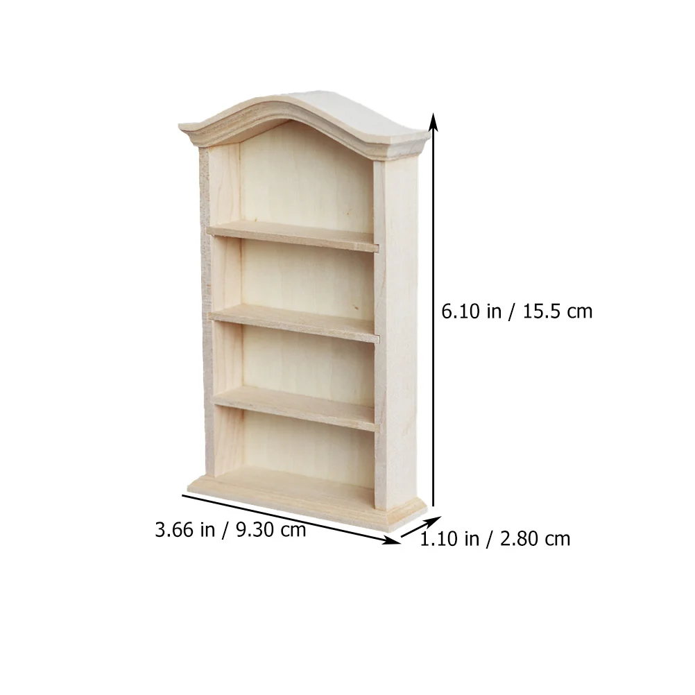 Étagères de rangement de jouets en bois, bibliothèque de maison de courses, mini accessoires de bricolage, accessoire de simulation, modèle T1, jouets d'ornement, bébé marijuana ing