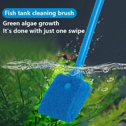 Fish Tank Glass Plant Cleaning Brush Floating Cleaning Window Algae Scraping Sponge Accessories Aquarium Fish Tank cleaning Tool