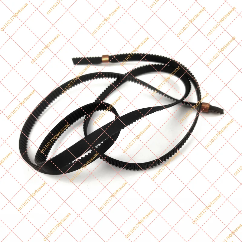 GT2 6mm X-Axis Timing Belt with Copper Ring Replacement Parts, Compatible with D12-230 3D Printer
