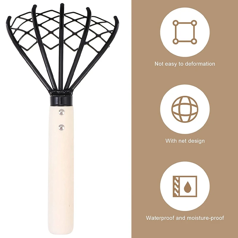 AT14 Five-Claw Rake Scarifying Tool Seafood Shell Rake