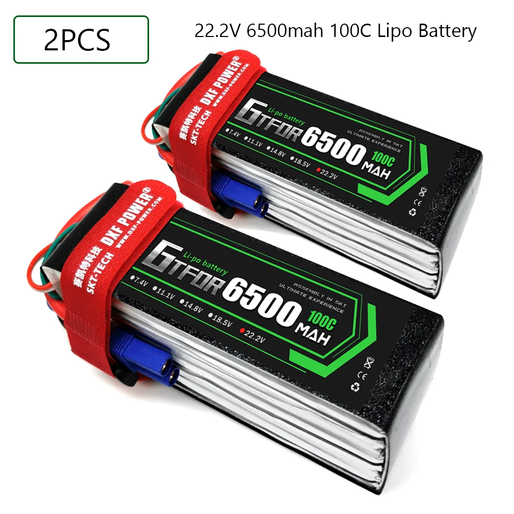 

GTFDR 6500mAh 100C 7.4V 11.1V 14.8V Lipo Battery 11.4V 15.2V 22.2V 2S 3S 4S 6S 10000mAh 6300mAh 6200mAh 6750mAh 8400mAh 7000mAh