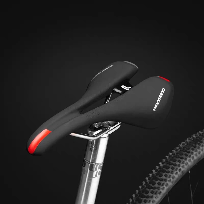 Bicycle Saddle Hollow Seat Cushion Road Mountain Bike PU Leather Non-slip Breathable Bike Saddle Bicycle Seat Bike Accessories