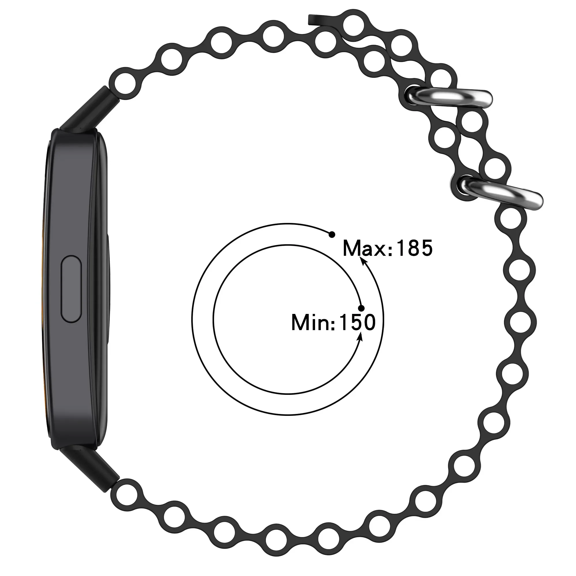 Correa de silicona suave para Huawei Band 10 9, pulsera ajustable cómoda y transpirable con doble hebilla para Huawei Band 8, reemplazable