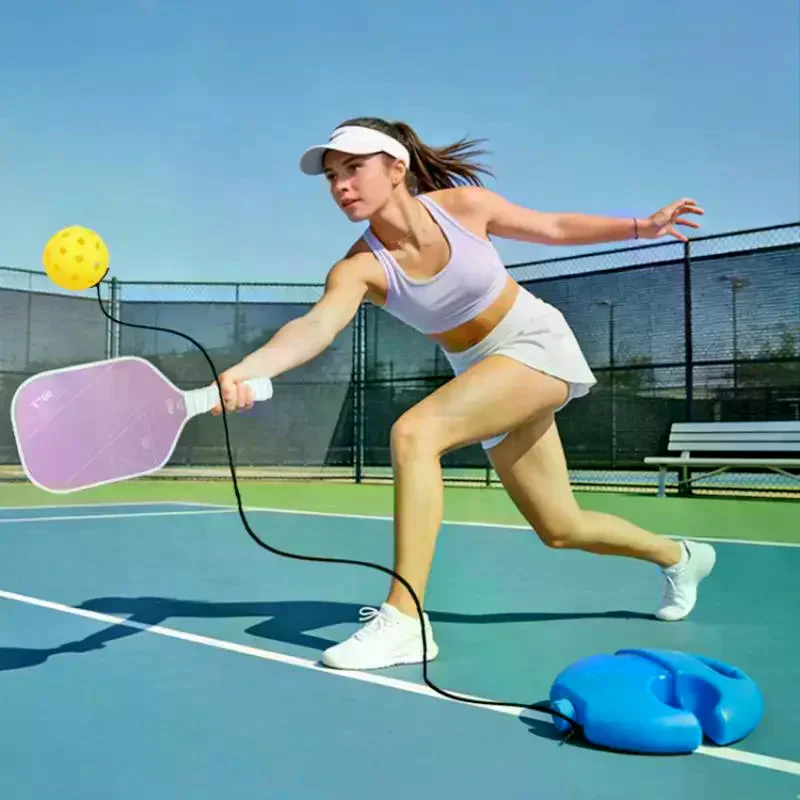 Trainer Pickleball Ball With String Pickleball Rebound Ball Training Aid Self-study For Single Player Adult Sport Pickleball