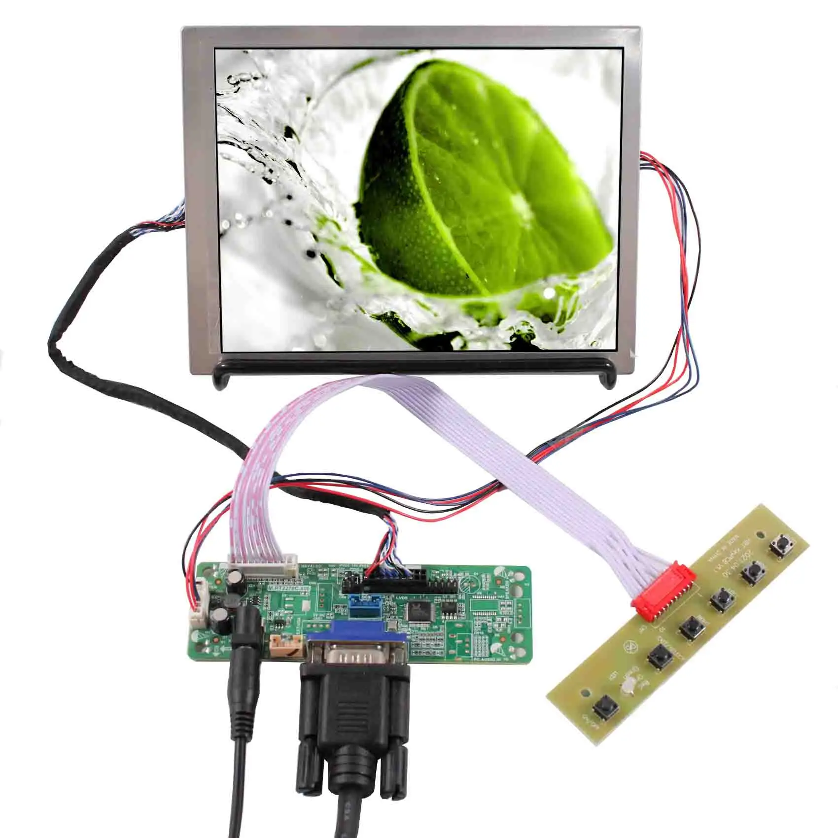6.5inch 640x480 Tft Lcd G065VN01 V2 with VGA Controller Board