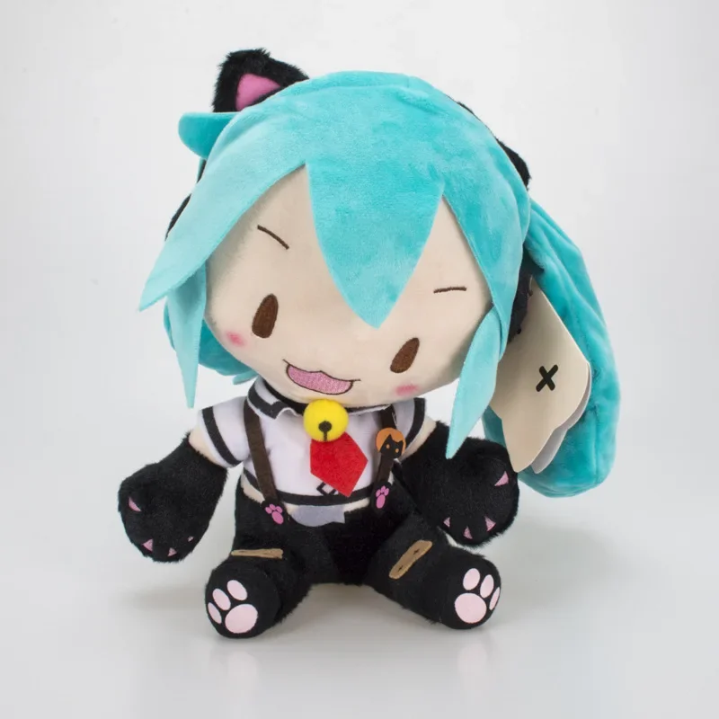 Large 12-inch Sound Miku Cat Variety Style Cat Girl Sound Plush Doll