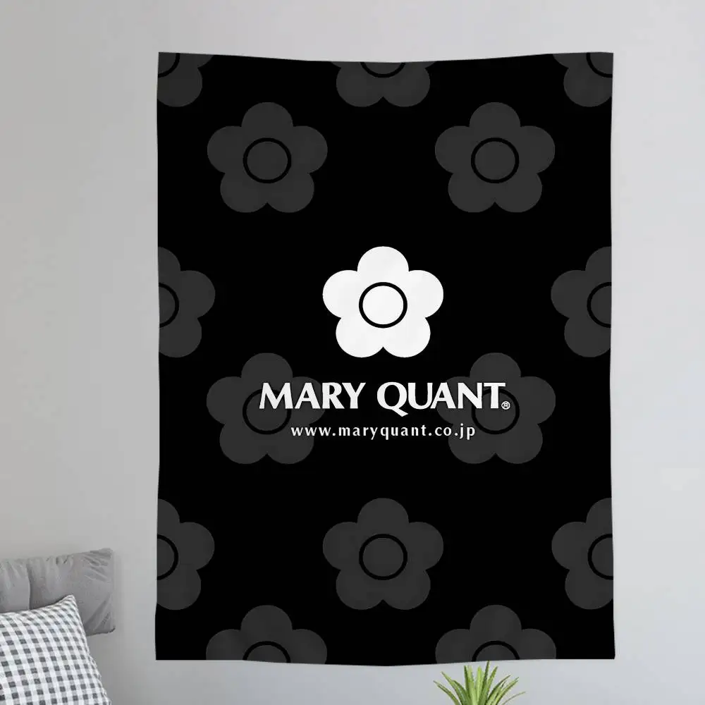 Fashion Logo Q-Quant M-Mary DIY Wall Tapestry for Living Room Home Dorm Decor Wall Art Decor