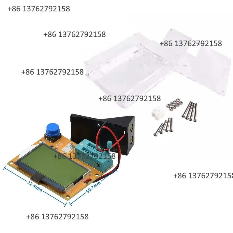 LCR-T4 Graphic LCD ESR Meter Multifunctional Tester Transistor Diode Triode Capacitance Inductance SCR DIY Test Tool view 4