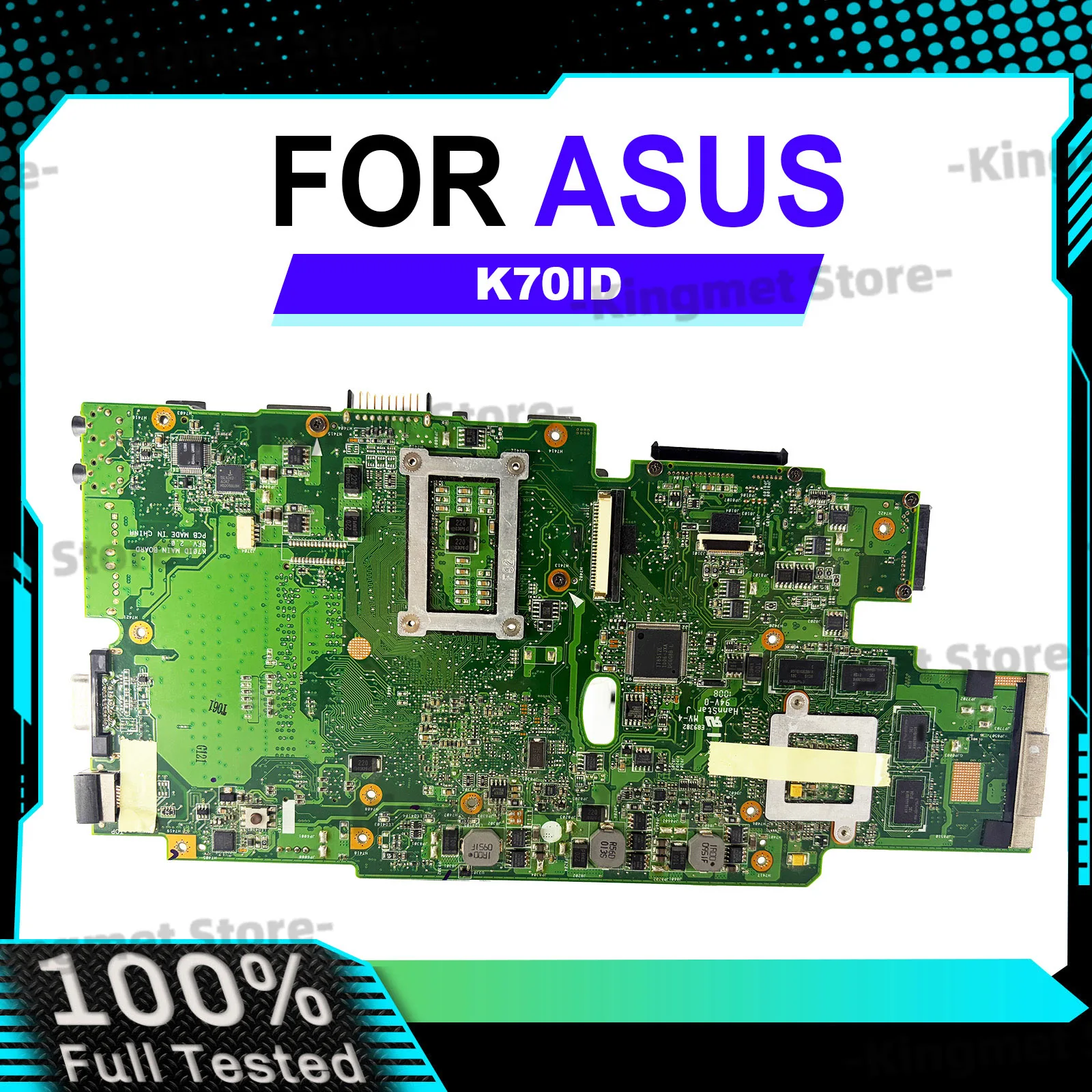 K70ID K70I Notebook Mainboard For ASUS K70ID Laptop Motherboard This item is in stock 100% tests OK fast shipping High quality