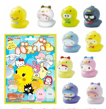 Boule de bain Sanurgente pour enfants, jouet en peluche, figurines d'anime, beurre, Cinnamoroll, Mymelody, Kuromi, amusant dans l'eau, Japon, filles