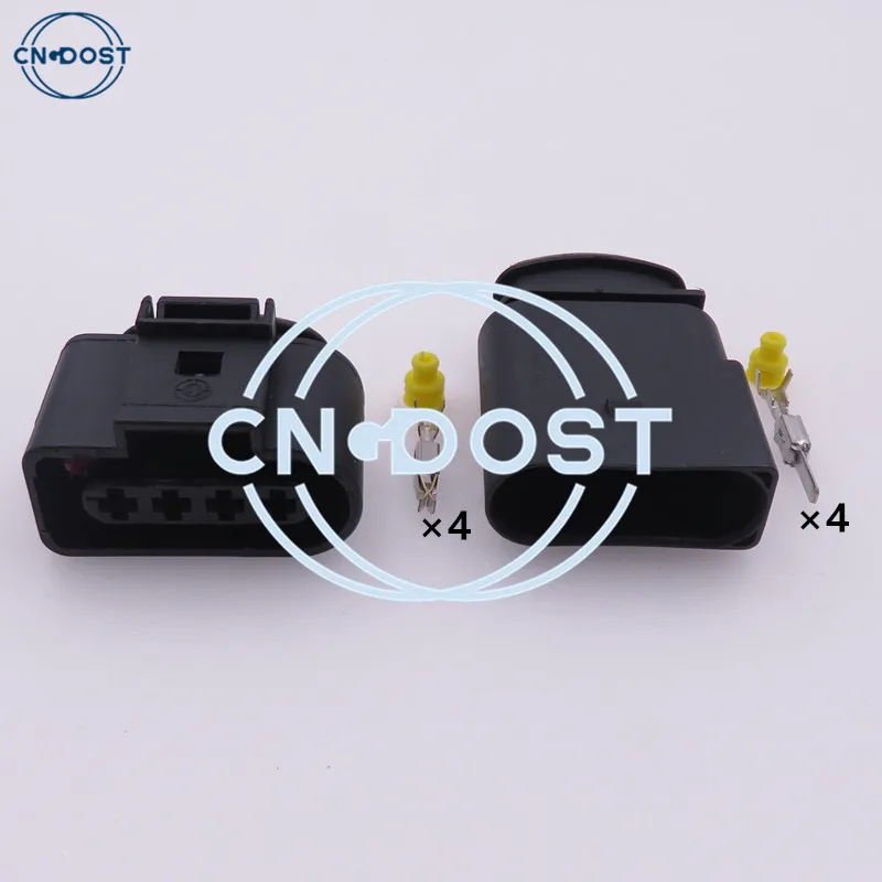 

4 Pin 1J0973724 1J0973824 3.5mm Ignition Coil socket AC Assembly 4b0 973 724 Oxygen Sensor plug Universal Connector For VW Audi