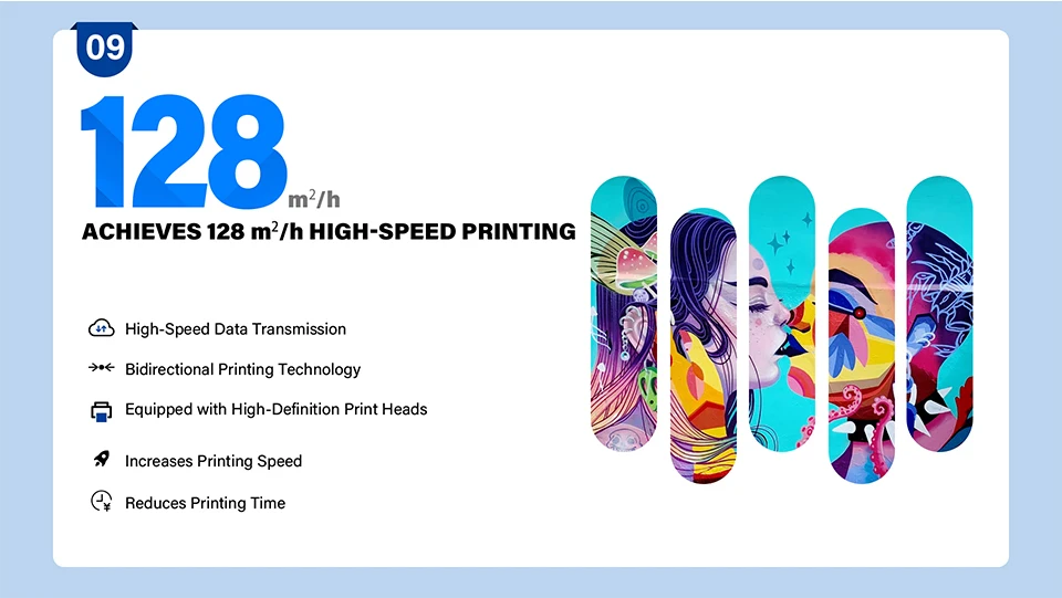 2 في 1 AI الجدار والأرض طابعة نافثة للحبر بالأشعة فوق البنفسجية تأثير ثلاثي الأبعاد 5 ألوان CMYK + W طابعة حائط ثلاثية الأبعاد حالة جديدة