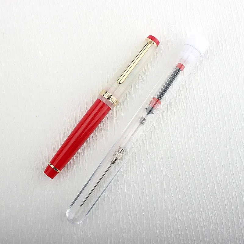 

Jinhao 82 Fountain Pen Transparency Spin Pen Popular EF F 0.38mm 0.5mm NIB Business Office School Supplies Writing