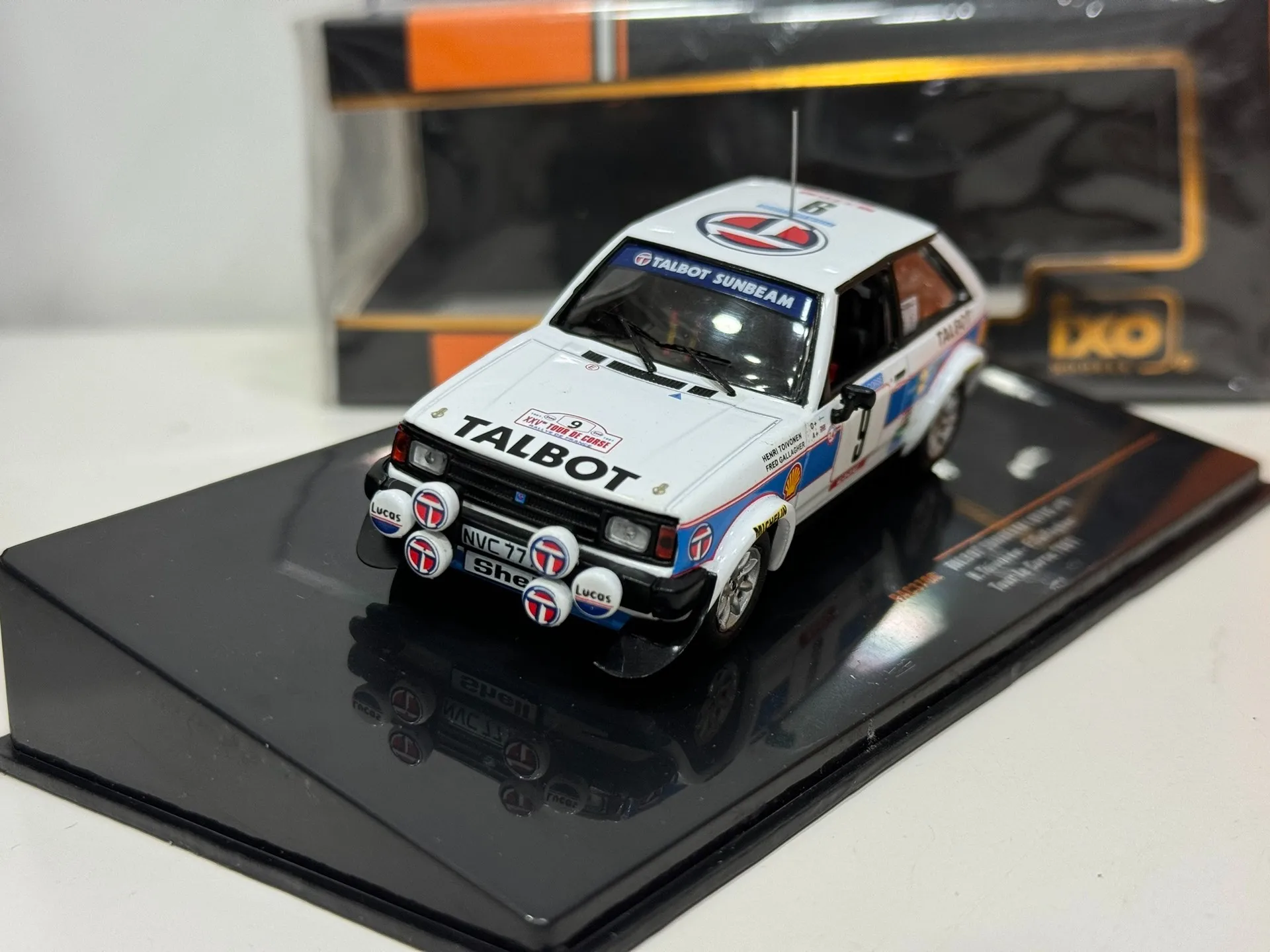 Odlew IXO w skali 1/43 Talbot Sunbeam Lotus # Model samochodu ze stopu, kolekcjonerska zabawka, prezent, pamiątka, ozdoba ekspozycyjna.