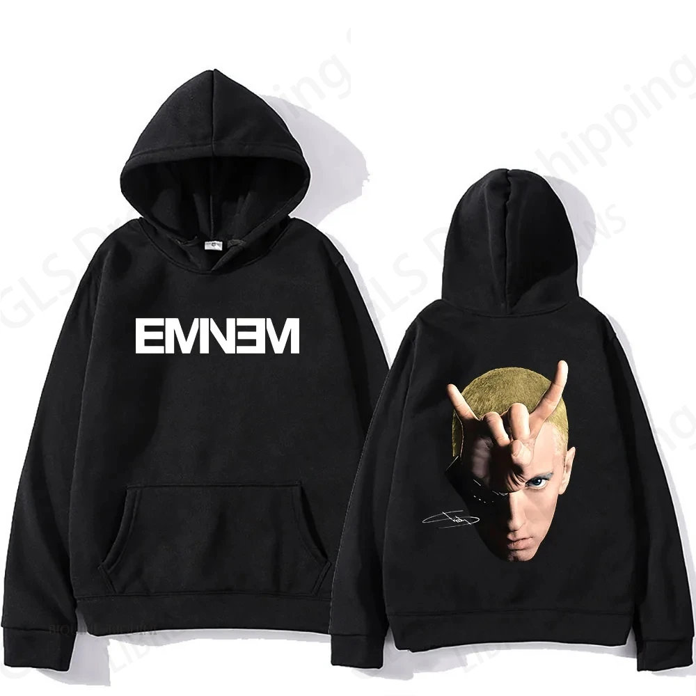 Rapper Eminem Hoodies Men Women Fashion Hoodie Slim Shady Sweats Harajuku Coats Women Sweatshirt Hooded Pullovers Sudaderas Boy