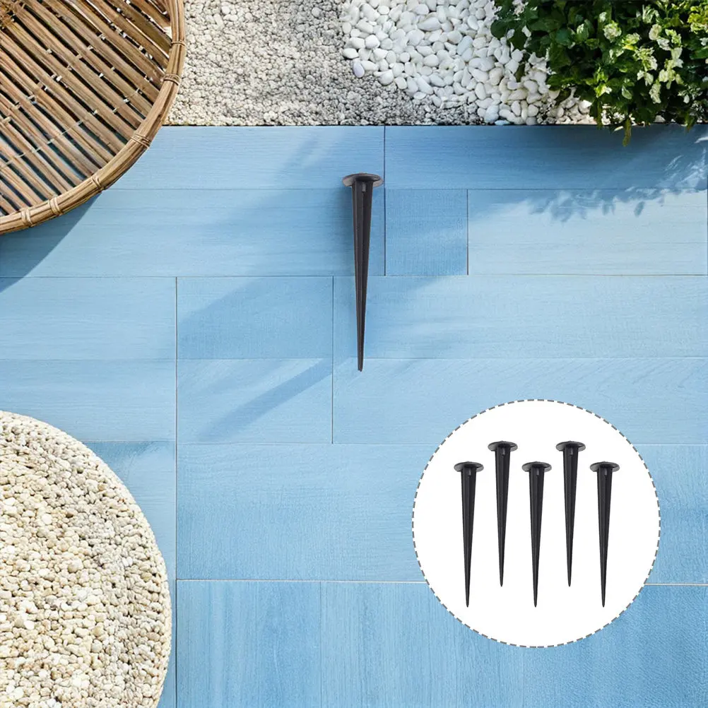 

5Pcs Ground Spike Aluminum Strong Rustproof Lawn Lamp Accessories Landscape Lighting Stakes Outdoor Light Support