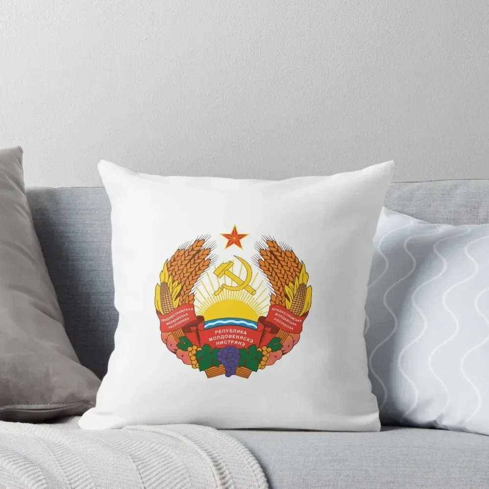 

Coat of arms of Transnistria Throw Pillow luxury throw pillow covers autumn pillowcase Covers For Sofas pillow