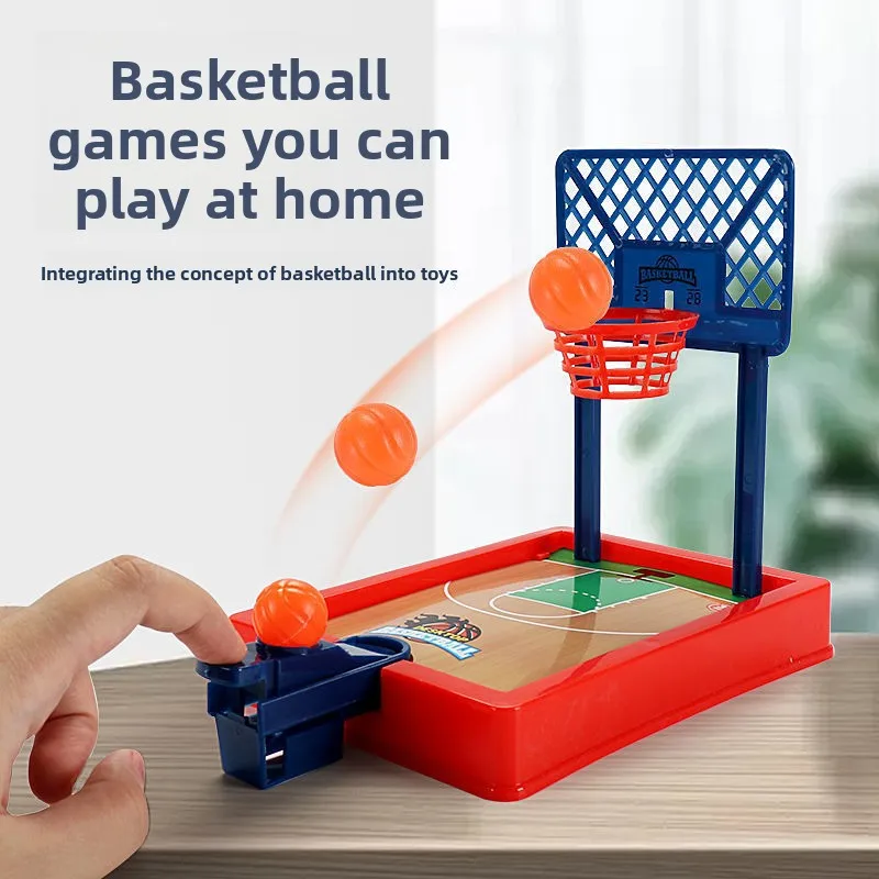 

Mini Parent-Child Interactive Basketball Machine Desktop Portable Travel or Office Game Set Suitable for Indoor and Outdoor Use
