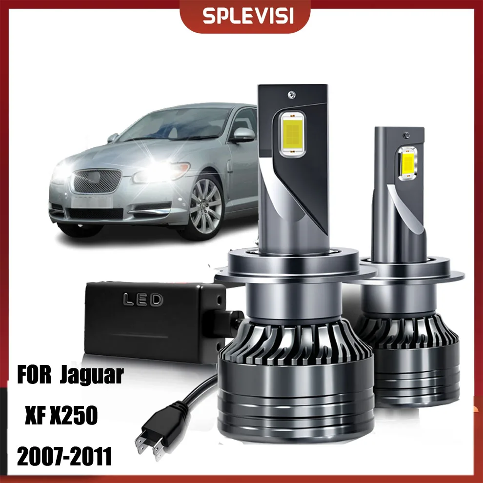 

2Pc H7 LED Headlight Bulb High Main/Low Dipped Beam Xenon White Canbus Ready For Jaguar XF X250 2007-2011