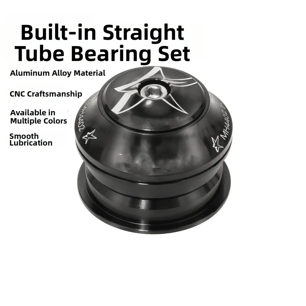 44mm Integrated Bicycle Headset Bearings Aluminum Alloy CNC Process Built-in Waterproof Seal Bicycle Parts