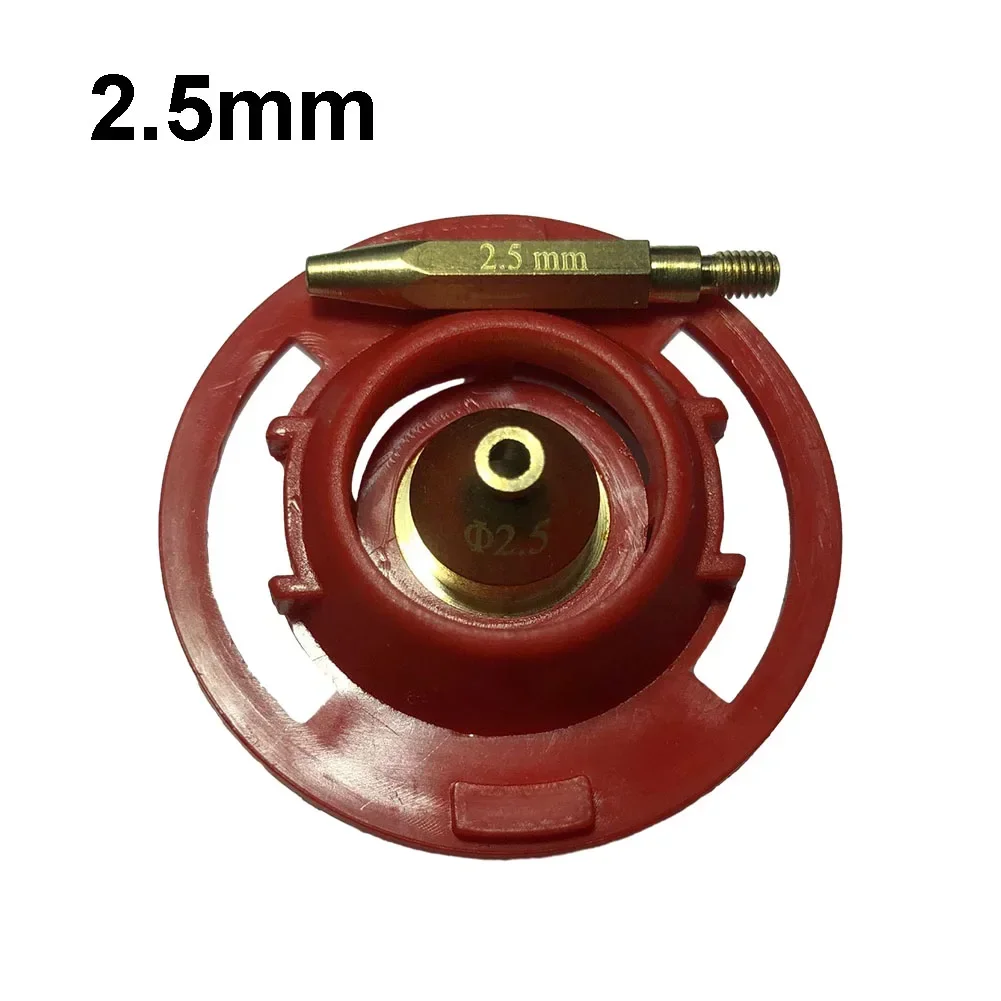 0.5/1.0/1.5/1.8/2.0/2.5 Pistola de pulverização elétrica com controle de fluxo Ponta do pulverizador Bico de aerógrafo Ponta do pulverizador da