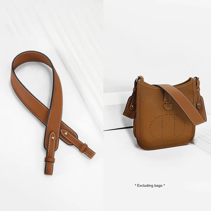 Custom Lindy Bag Evelyn Bag Shoulder Strap Bag Strap Vegetable Tanned Cowhide Togo Lychee Pattern Diagonal Shoulder Bag Strap