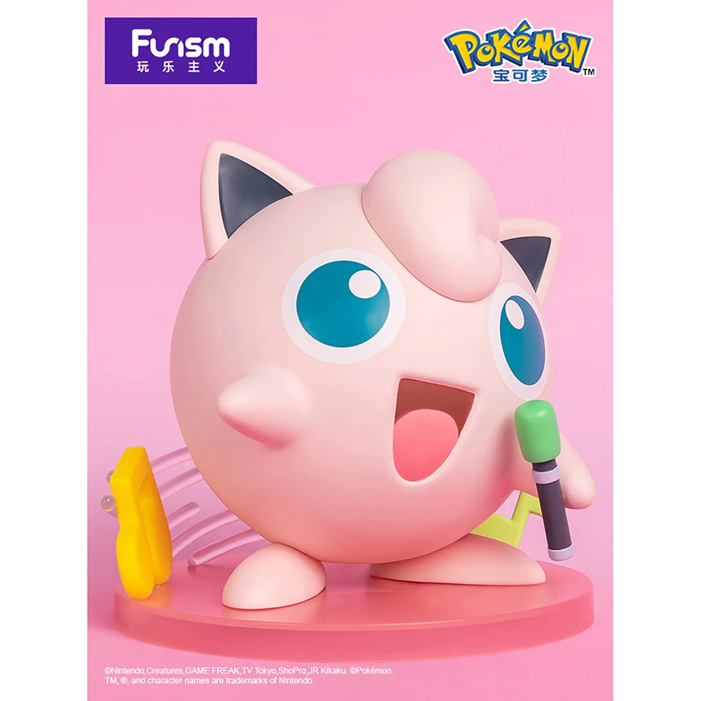 Original Funism Pokemon Series Jigglypuff Collectible Model Toys for Fans Kids Boy Birthday Gifts Desktop Decoration Figures