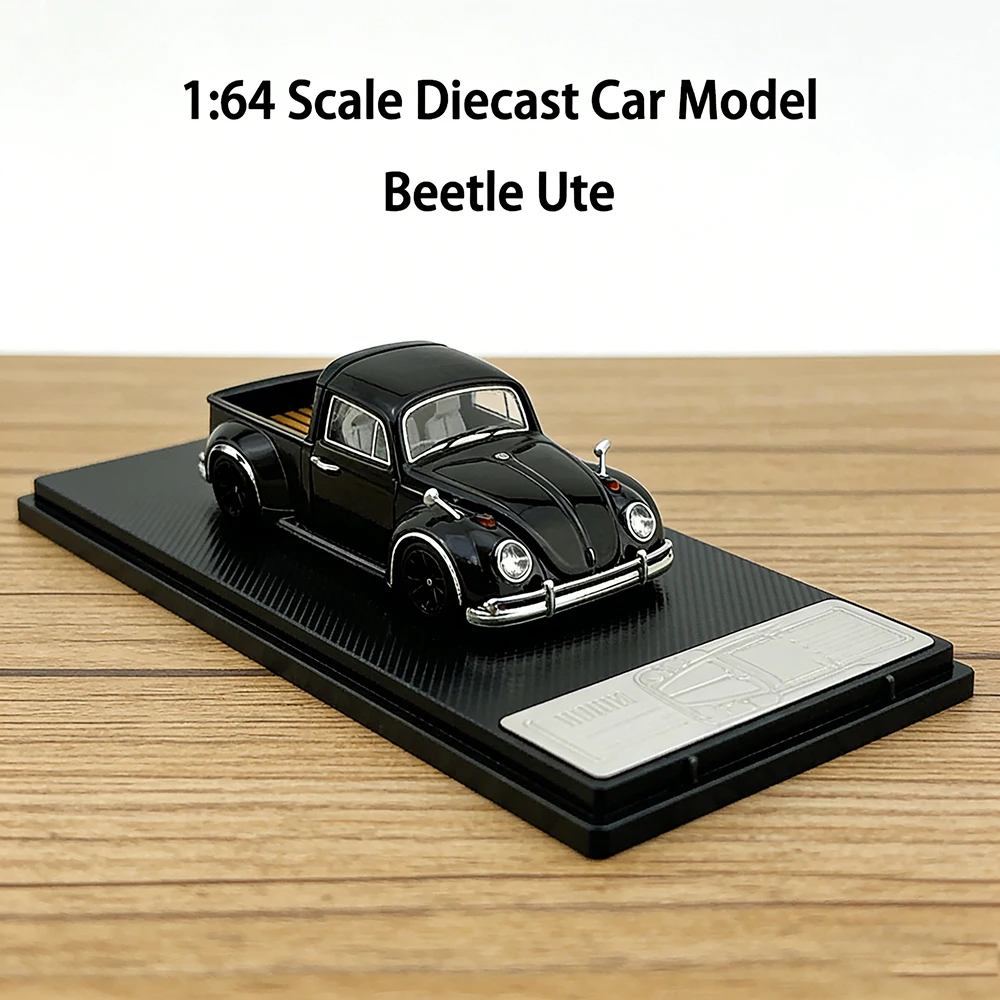 

1:64 Alloy Diecast Pickup Truck Model | Classic Vintage Modified Car | High Detail Mini Collectible Display Toy Gift