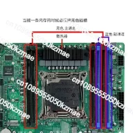 Suitable for supporting 4 × 2.5G LAN 10 × SATA III mATXC612 IPC NAS soft router X99 motherboard E5-V3/V4